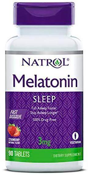 Natrol Melatonin (мелатонин) Fast Dissolve 3 мг. 90 таб.