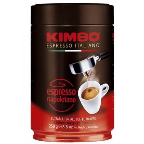 Кофе "Kimbo" Espresso Napoletano, 250г молотый, ж/банка
