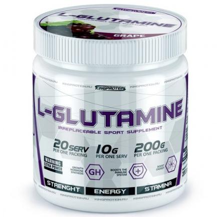 King Protein L-Glutamine (глютамин) 200 гр.