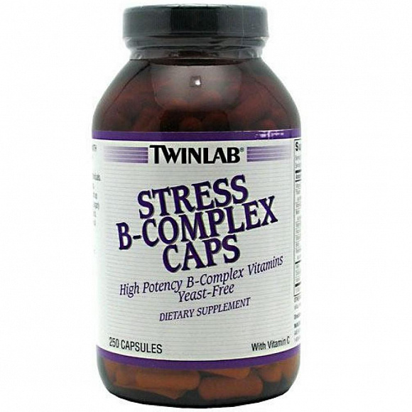 Витамины Twinlab Stress B-Complex Caps 250 кап.