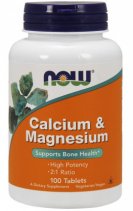 NOW Calcium & Magnesium 500/250mg 100 таб.