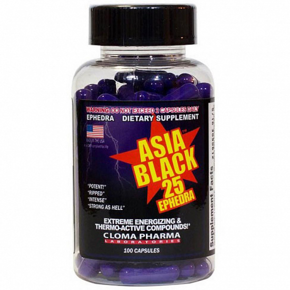 Жиросжигатель Cloma Pharma Asia Black-25 100 кап.