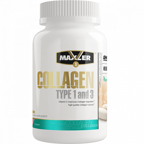 Maxler Collagen (коллаген) Type 1&3 90 таб.