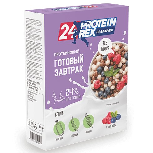 Готовый завтрак ProteinRex 27% протеина 250 гр.