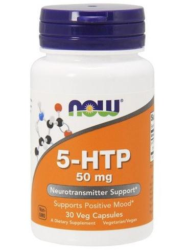 NOW 5-HTP (5 гидрокситриптофан) 50 мг. 30 кап.