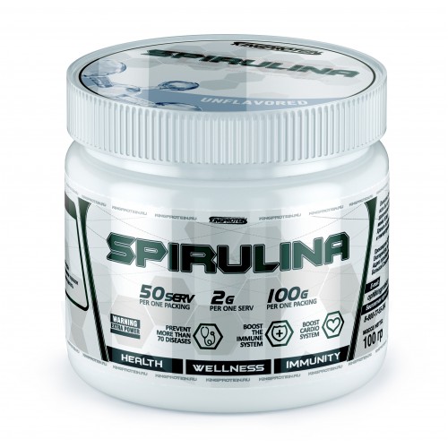 King Protein SPIRULINA (спирулина), 50 гр., без вкуса