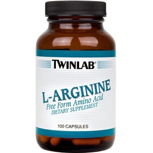 Twinlab L-Arginine 500mg. 100 кап.