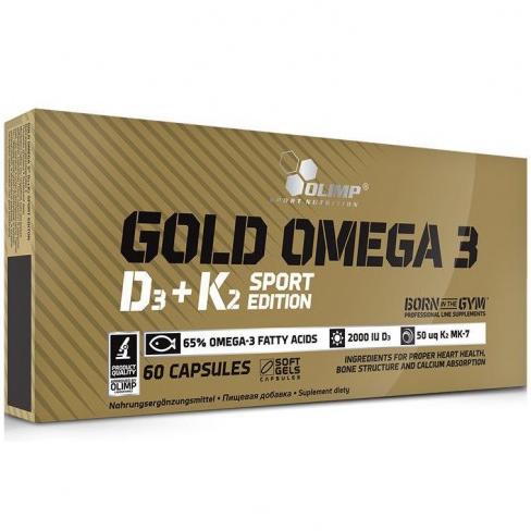ОМЕГА 3 Olimp Labs Gold Omega 3 D3+K2 Sport Edition 60 кап.