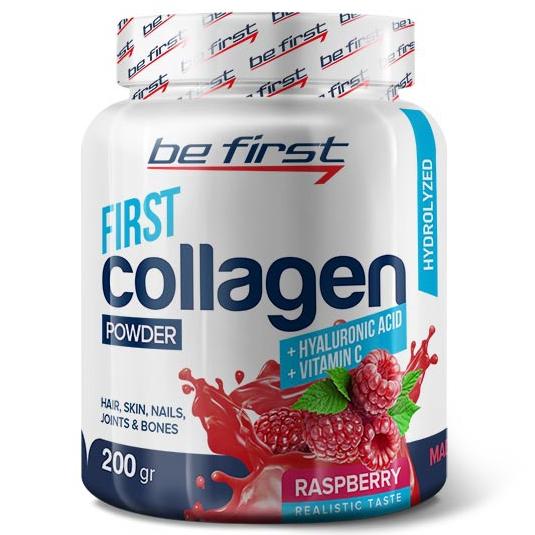 Be First Collagen + Hyaluronic acid+ vitamin C (коллаген + гиалуроновая кислота) 200 гр.