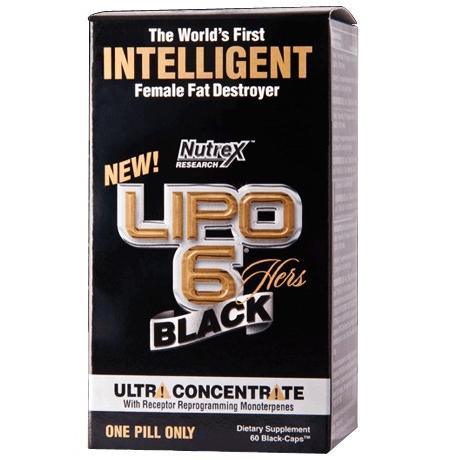 Жиросжигатель Nutrex Lipo 6 Black Hers Ultra Concentrate 60 кап.