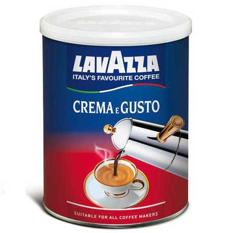 Кофе "Lavazza" Crema e Gusto Classico, 250 гр. молотый, ж/банка