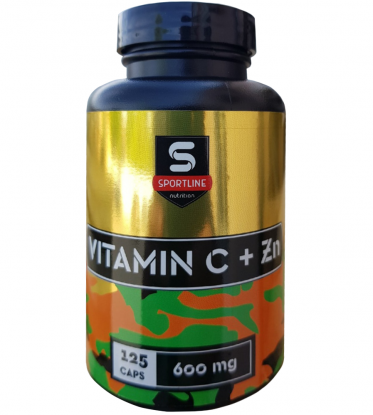 Витамины SportLine Nutrition Vitamin C+Zn 125 кап.