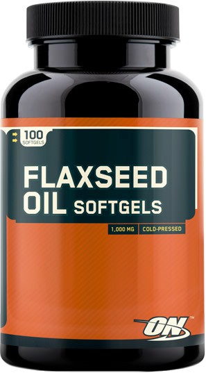 Optimum Nutrition Flaxseed Oil SofGels 1000mg. 100 капсул