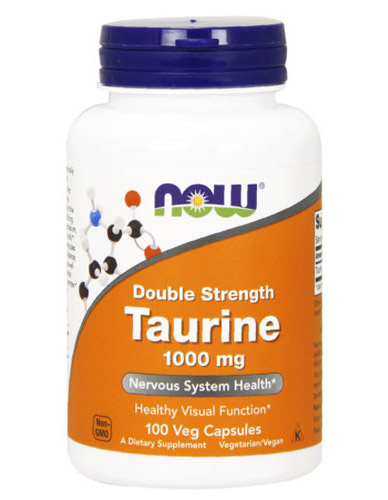 NOW Taurine (таурин) 1000 мг. 100 кап.