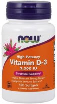 NOW Vitamin D3 2000 IU 120 кап.