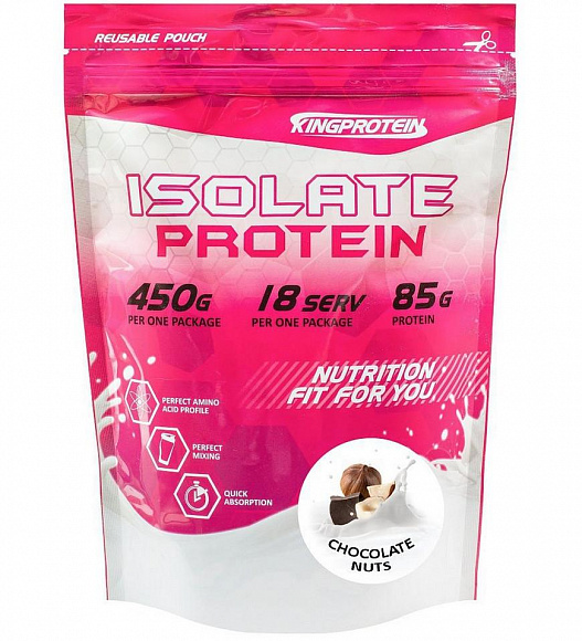 Протеин сывороточный (изолят) King Protein Isolate Protein 450 гр.