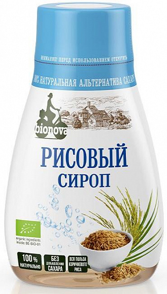 Органический рисовый сироп Bionova 230 гр.