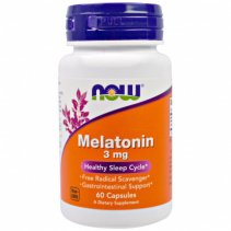 NOW Melatonin (мелатонин) 3 мг. 60 таб.