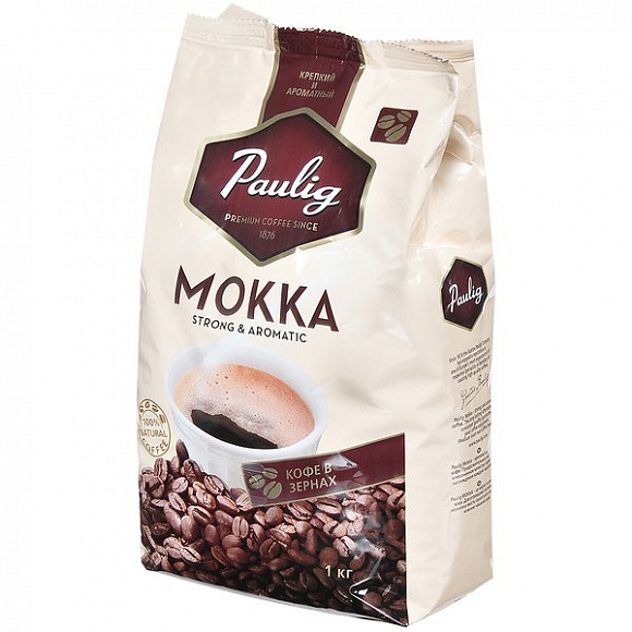 Кофе "Paulig" Mokka, 1000 гр. зерновой