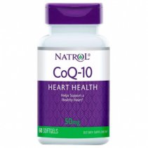 Natrol CoQ10 50mg. 60 кап. нейтральный