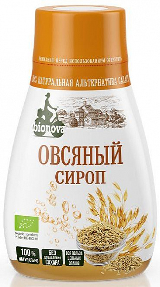 Органический овсяный сироп Bionova 230 гр.