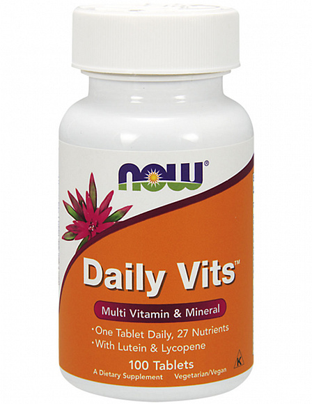 Витамины Now Daily Vits 100 таб.