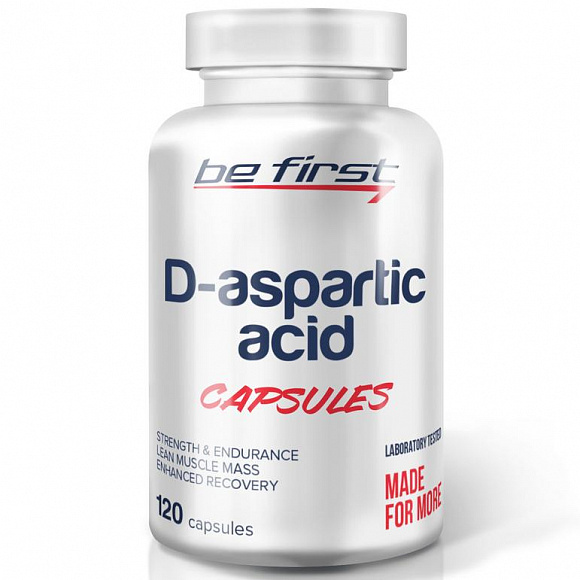 Be First D-aspartic Acid (Д-аспарагиновая кислота) 120 кап.