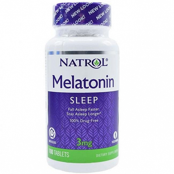 Natrol Melatonin (мелатонин) 3 мг. 120 таб.