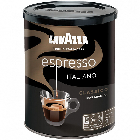 Кофе "Lavazza" Espresso, 250 гр. молотый, ж/банка