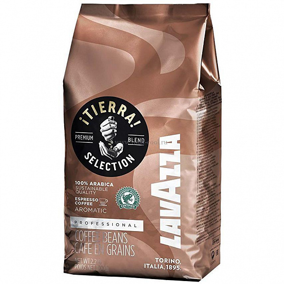 Кофе "Lavazza" Tierra, 1000 гр. зерновой
