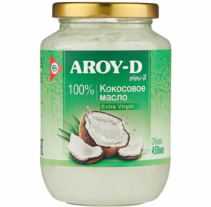 Масло кокосовое "AROY-D" 450 мл.