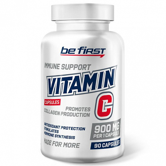 Be First Vitamin C (витамин С) 900 мг. 90 кап.