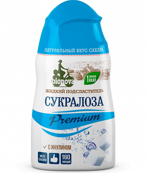 Жидкий подсластитель Bionova "Сукралоза Premium" 80 гр.
