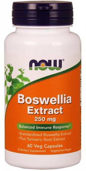 NOW Boswellia Extract (Экстракт Босвелии) 250 мг. 60 кап.