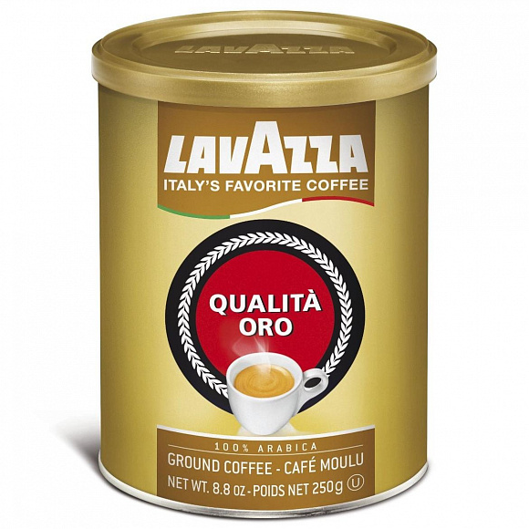 Кофе "Lavazza" Oro, 250 гр. молотый, ж/банка