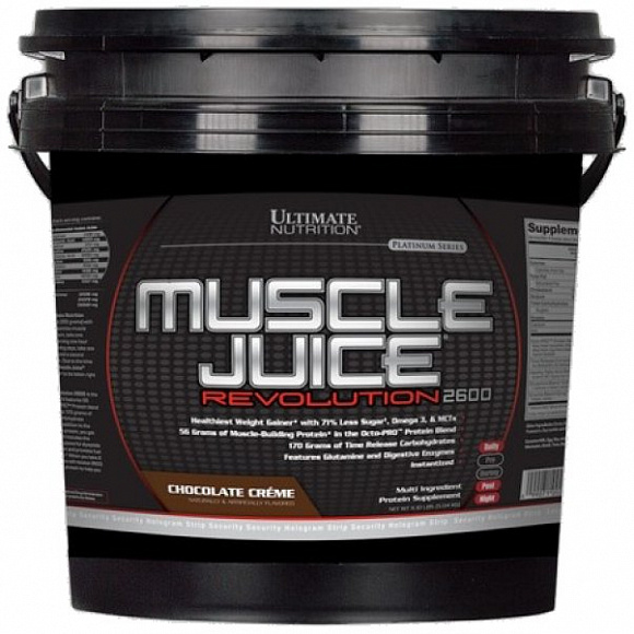Гейнер Ultimate Nutrition Muscle Juice Revolution 2600 5040 гр.