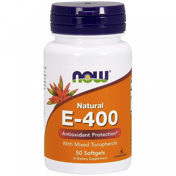 NOW E-400 Mixed (витамин Е) 50 кап.
