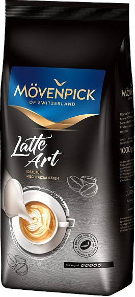 Кофе "Movenpick" Latte Art, 1000г зерновой