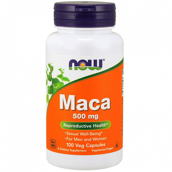 NOW Maca (Мака перуанская) 500 мг. 100 кап.