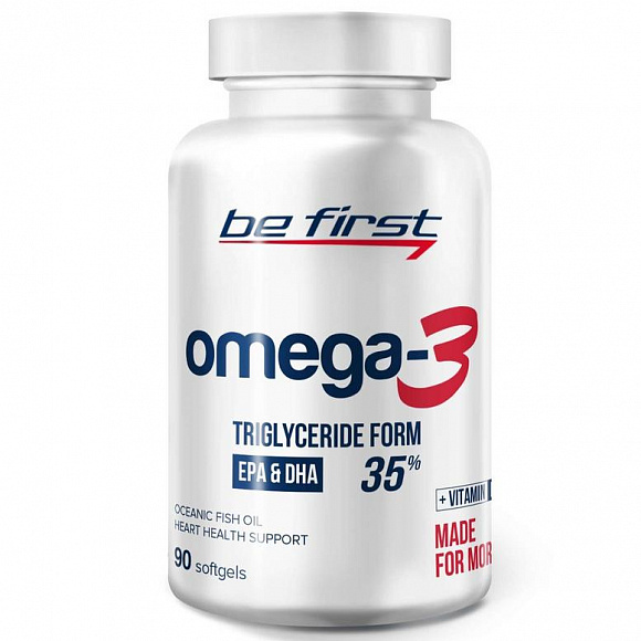 Be First Omega-3 (Омега-3) + витамин E 90 кап.