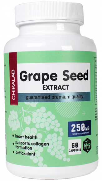 ChikaLab Grape Seed (экстракт виноградных косточек) 60 кап.