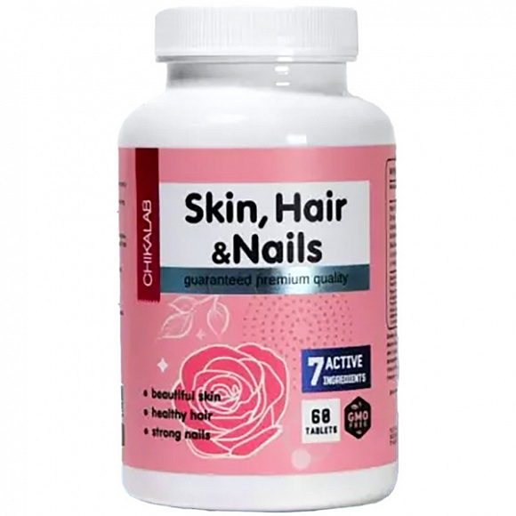 Витамины ChikaLab Skin, Hair&Nails 60 таб.