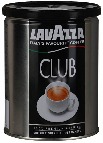 Кофе "Lavazza" Club, 250 гр. молотый, ж/банка