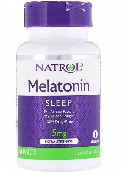 Natrol Melatonin (мелатонин) 5 мг. 60 таб.