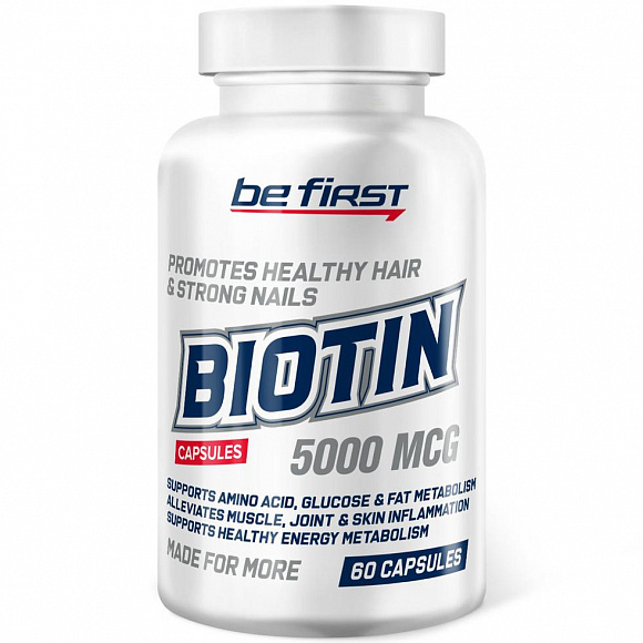 Be First Biotin (вит. B7) 5000 mcg 60 таб.