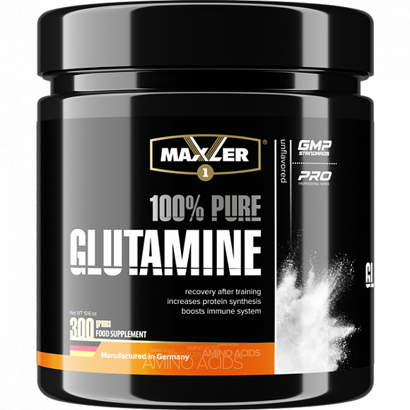 Maxler 100% Pure Glutamine (глютамин) 300 гр.
