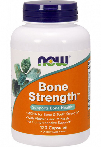 Витамины NOW Bone Strength 120 кап.