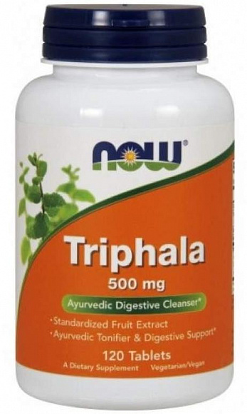 NOW Triphala (трифала) 500 мг. 120 таб.