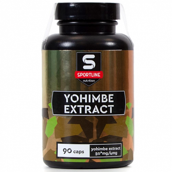 SportLine Nutrition Yohimbe Extract (йохимбин) 50 мг. 90 кап.