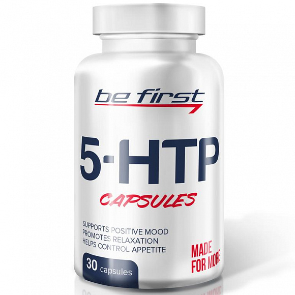 Be First 5-HTP (5 гидрокситриптофан) 100 мг. 30 кап.